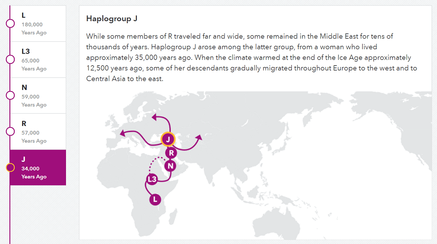 The 23andMe maternal haplogroup map The 23andMe maternal haplogroup map